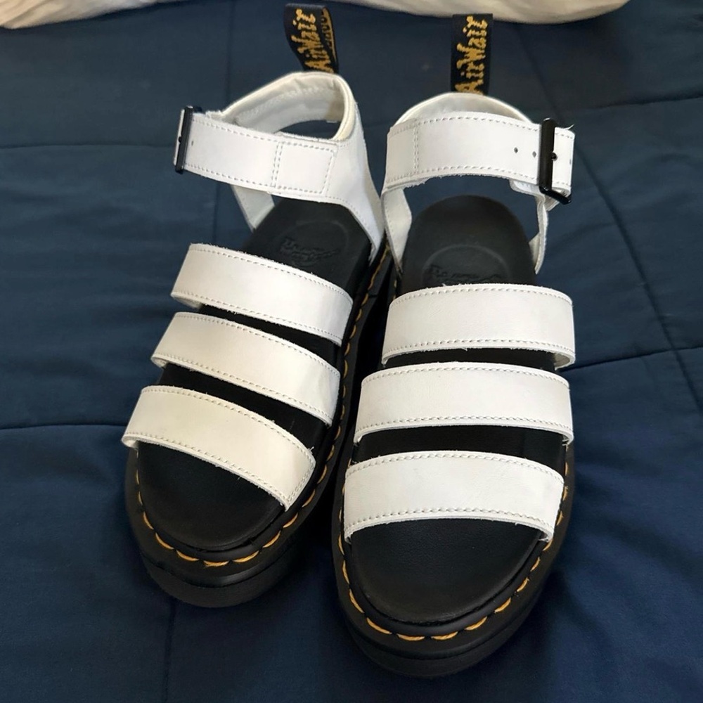 Doc Marten White Sandals